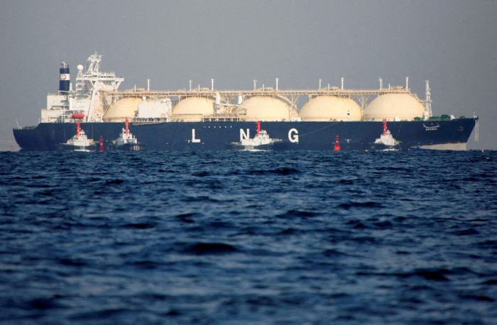 A Korean LNG carrier