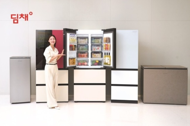 A　2024　model　of　the　Winia　Dimchae　refrigerator