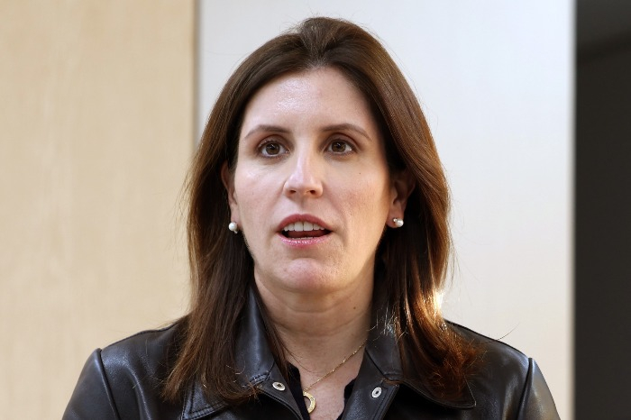 Katie Koch, chief executive of TCW, during an interview with The Korea Economic Daily