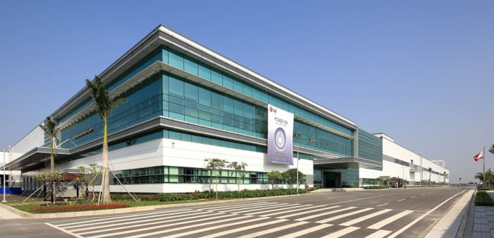 LG Electronics' home appliances plant in Vietnam
