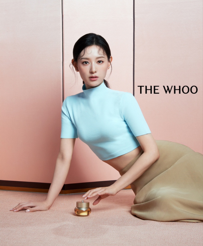 The Whoo ad featuring Kim Ji-won, heroine of the popular South Korean drama series Queen of Tears (Courtesy of LG H&H)