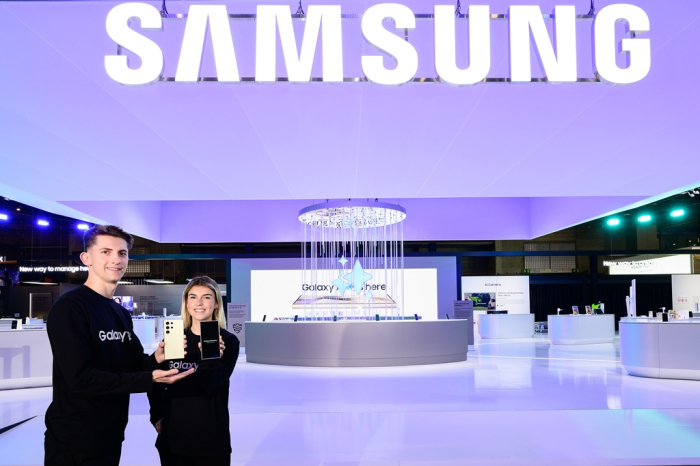 Samsung's booth at MWC 2024