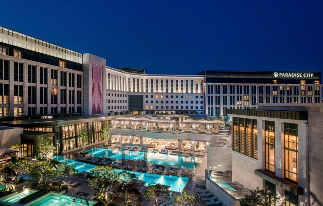 Casino resort Paradise City near Incheon Internatioal Airport, west of Seoul