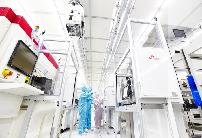 SK　Siltron's　wafer　plant　in　Gumi,　North　Gyeongsang　Province