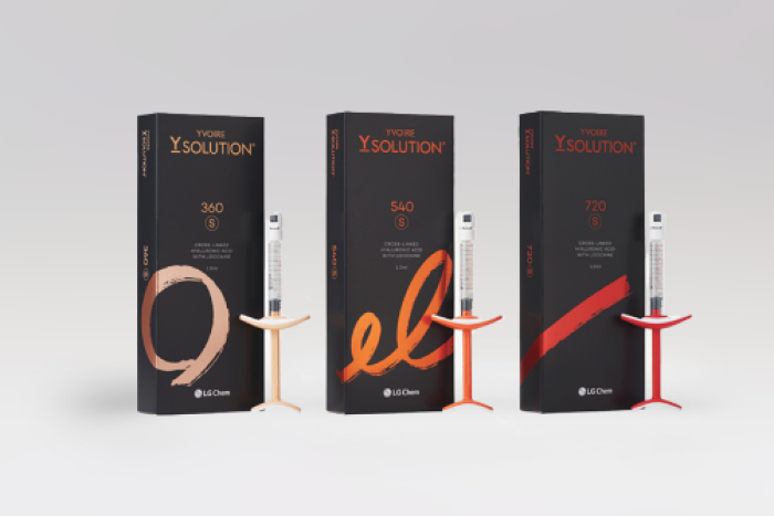 LG Chem's skin filler products under the Yvoire brand (Courtesy of LG Chem)