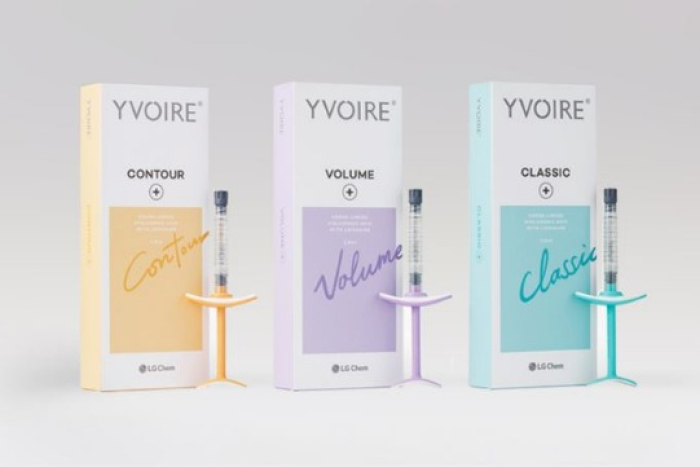 LG Chem's skin filler products under the Yvoire brand (Courtesy of LG Chem)