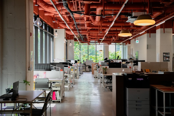 Co-working space inside Creator Town Seogyo (Courtesy of Local Stitch)