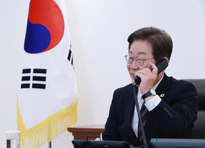 South Korean President Lee Jae-myung has his first phone call with Japanese Prime Minister Shigeru Ishiba