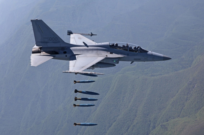 The FA-50 light attack aircraft jointly developed by Lockheed Martin and KAI (File photo by KAI)