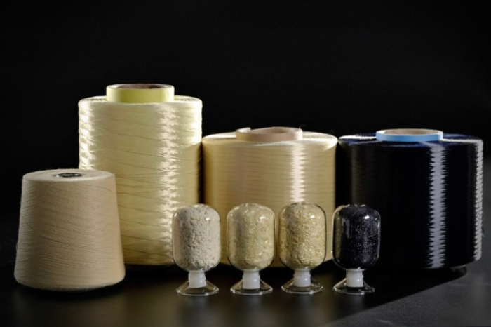 Kolon Industries' para-aramid product lineup under the Heracron brand