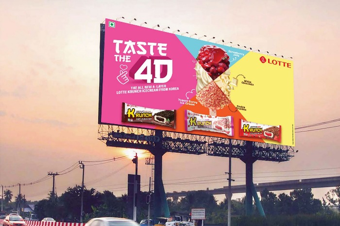Lotte Krunch ice cream bar sold in India (Courtesy of Lotte Wellfood) 