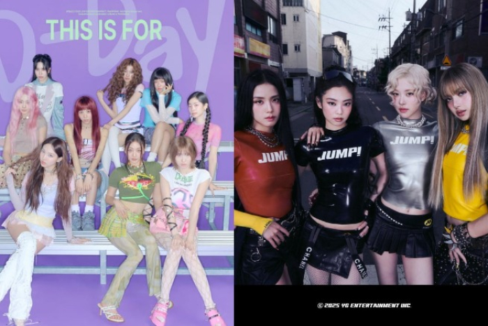 Twice (left) and Blackpink (right) (Courtesy of JYP amd YG) 