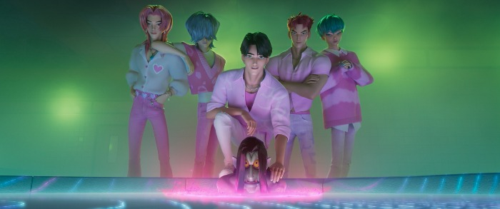 Saja Boys in KPop Demon Hunters (Courtesy of Netflix) 