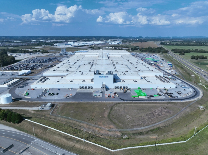Ultium Cells in Spring Hill, Tennessee (Courtesy of GM)