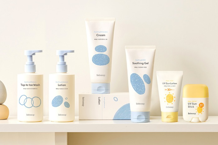 Bebesup's baby skincare products (Courtesy of Bebesup) 