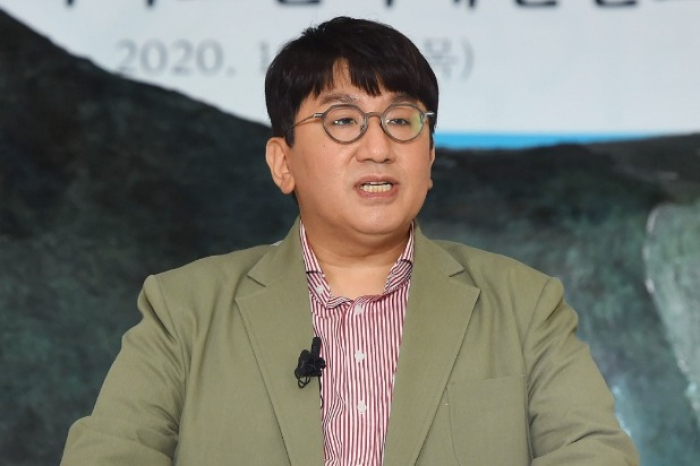 Bang Si-hyuk, founder and chairman of HYBE, the firm behind boy band BTS