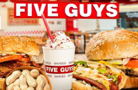 Hanwha-owned burger chain Five Guys Korea up for sale two years after launch