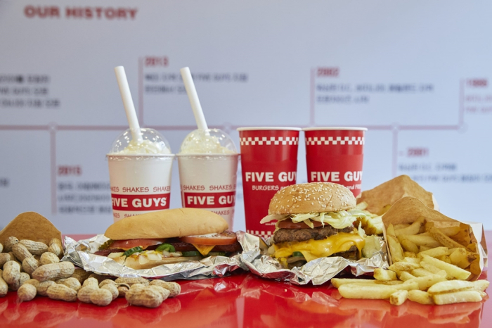 US premium burger chain Five Guys launched in Korea in June 2023 (Courtesy of FG Korea)
