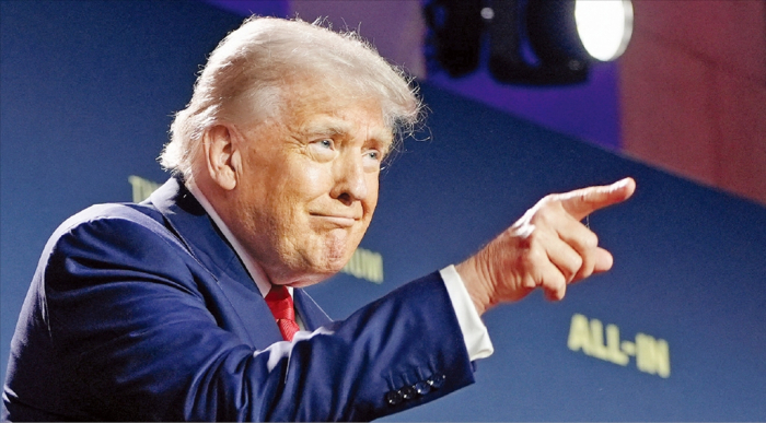US President Donald Trump speaks at an AI summit in Washington, D.C. on July 23, 2025