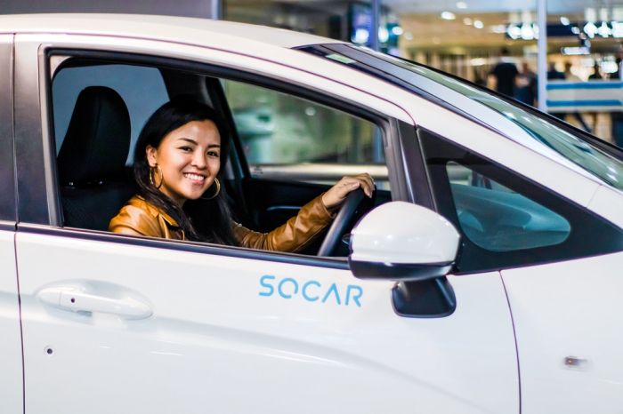 SK's car-sharing service Socar