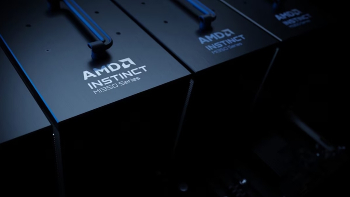 AMD MI350 series (Screenshot captured from AMD's website)