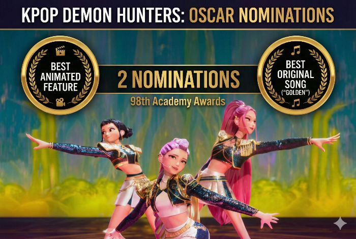 KPop Demon Hunters eyes Oscar glory with nominations for animated
